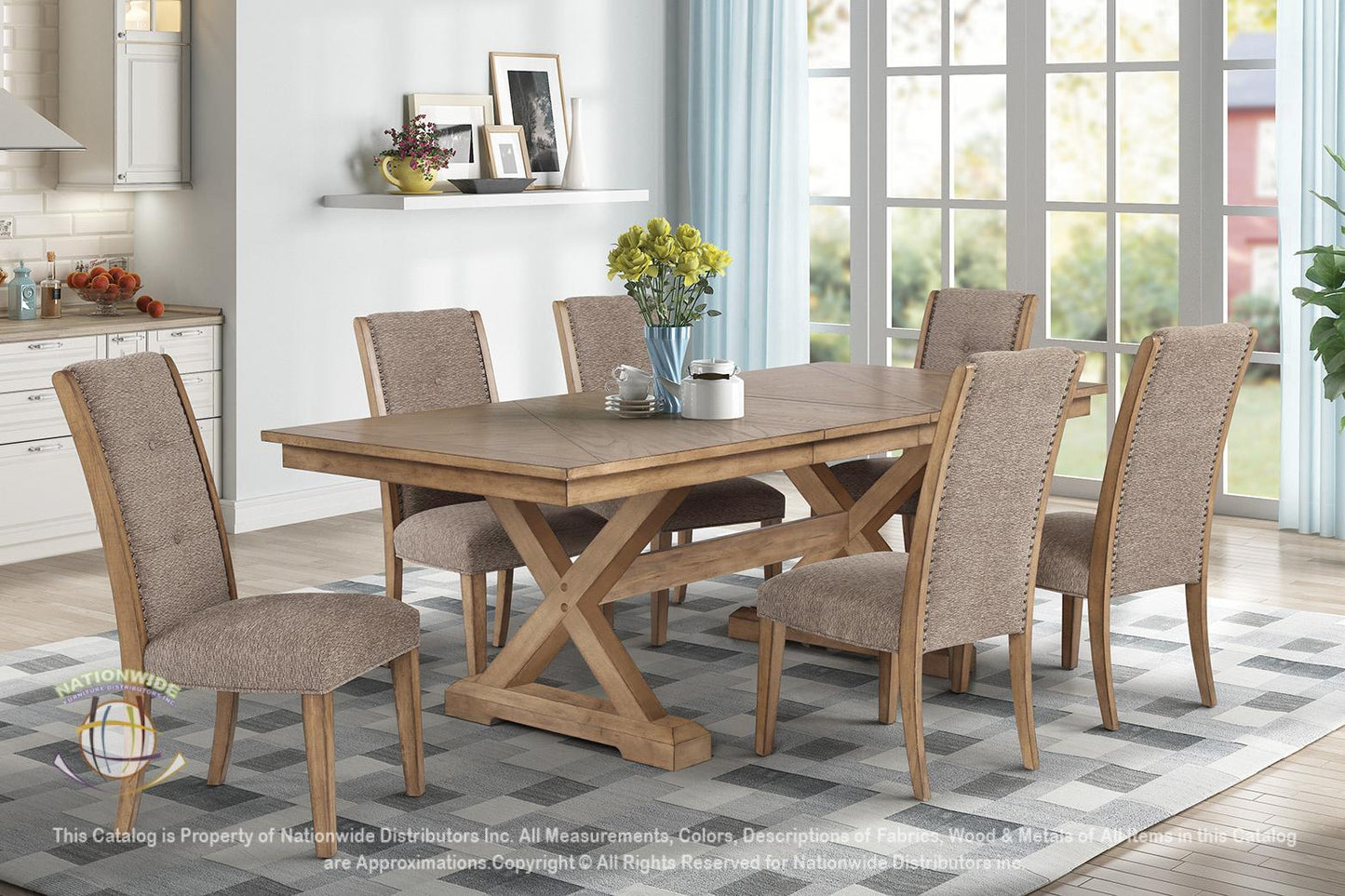NW-D101 7 PC DINING SET