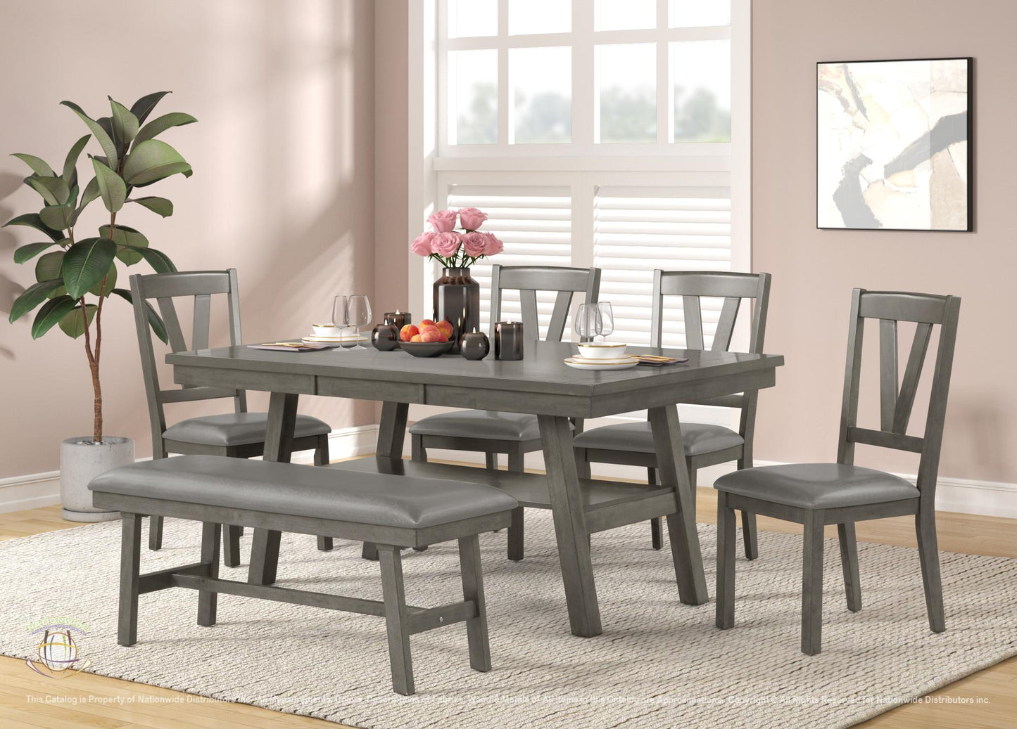 NW-D436 6 PC DINING SET