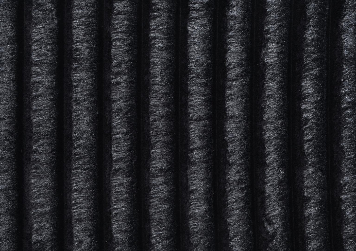 U247 BLACK CORDUROY 3 PC SECTIONAL
