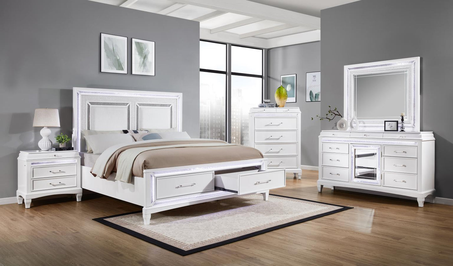 B045-QDMCN	QUEEN BED FRAME - DRESSER - MIRROR - CHEST - NIGHTSTAND