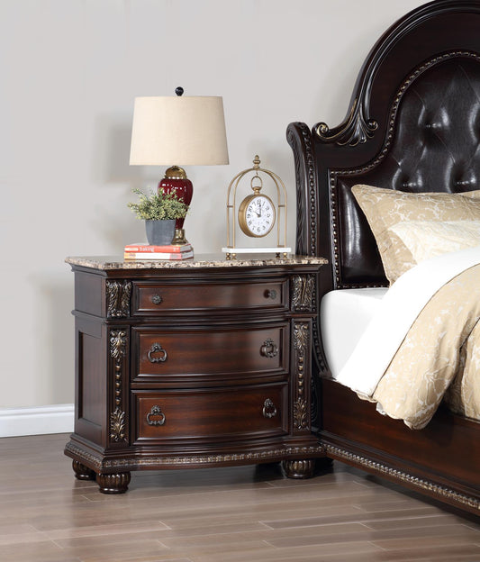 B054-QDMCN	QUEEN BED FRAME - DRESSER - MIRROR - CHEST - NIGHTSTAND