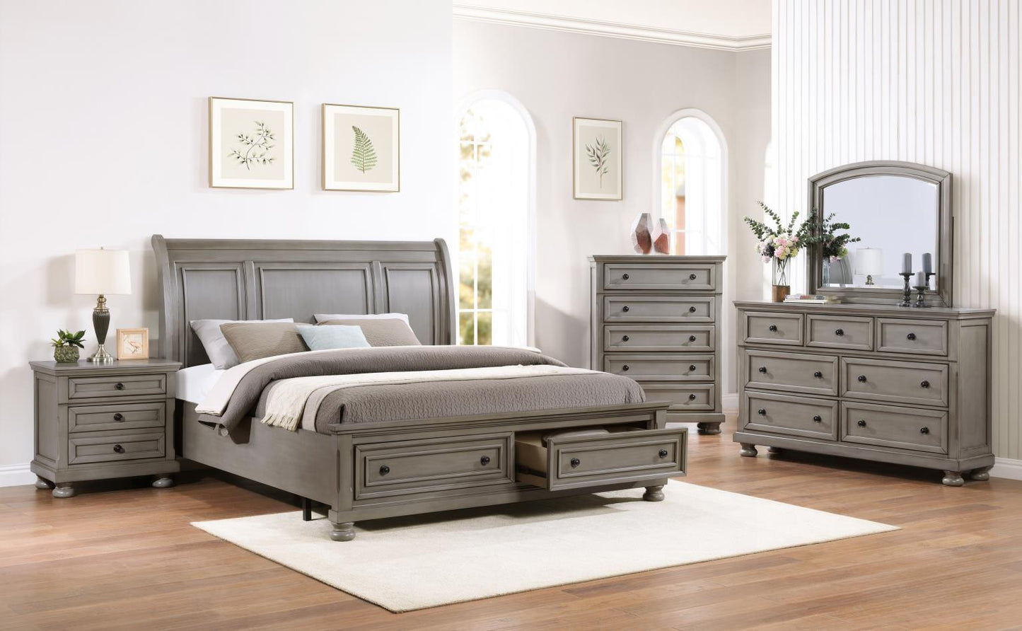 B071-QDMCN	QUEEN BED FRAME - DRESSER - MIRROR - CHEST - NIGHTSTAND