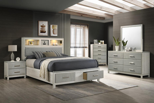 B261-QDMCN	QUEEN BED FRAME - DRESSER - MIRROR - CHEST - NIGHTSTAND