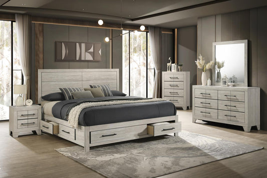 B420-QDMCN	QUEEN BED FRAME - DRESSER - MIRROR - CHEST - NIGHTSTAND