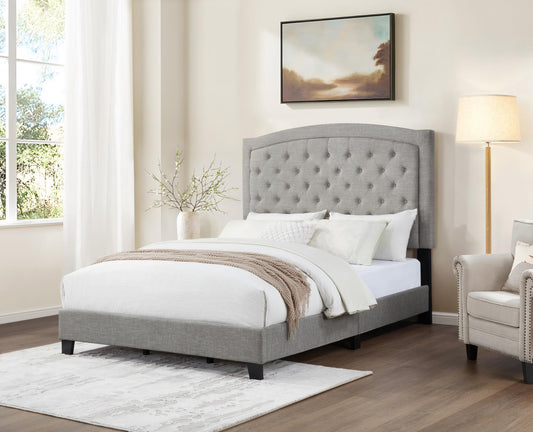 B587-Q	LIGHT GRAY OR BLACK QUEEN BED