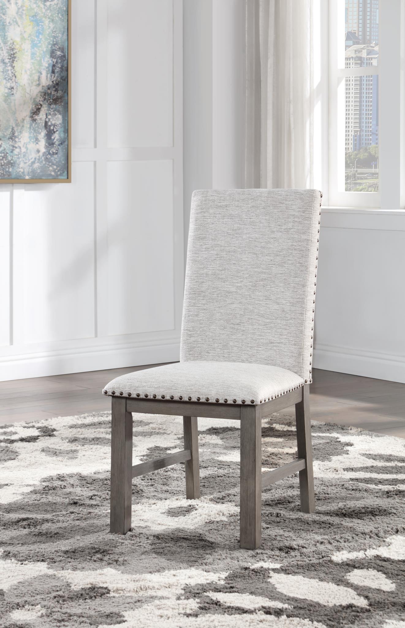 D111-7PC	DINING TABLE & 6 CHAIRS