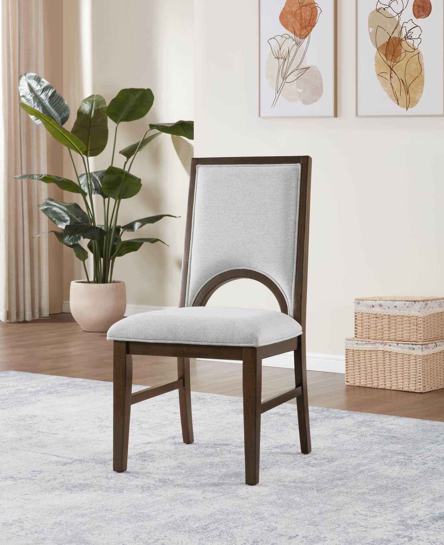 D122-7 PC	DINING TABLE-6 SIDE CHAIRS