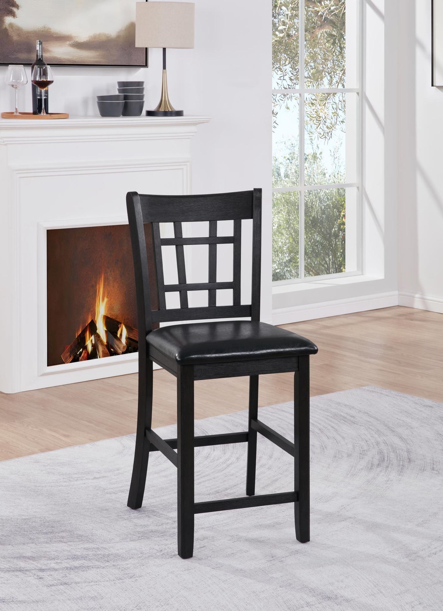 D151-5PC DINING TABLE & 4 SIDE CHAIRS