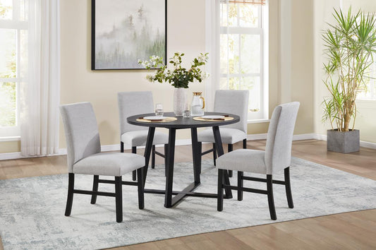 D182-5 PC	DINING TABLE & 4 SIDE CHAIRS