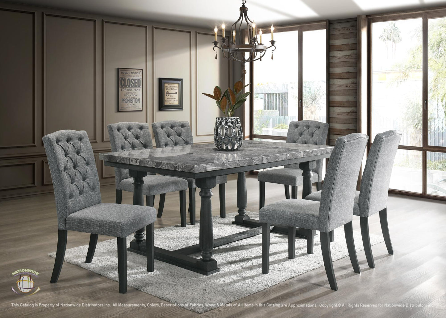 NW-D99 7 PC DINING SET