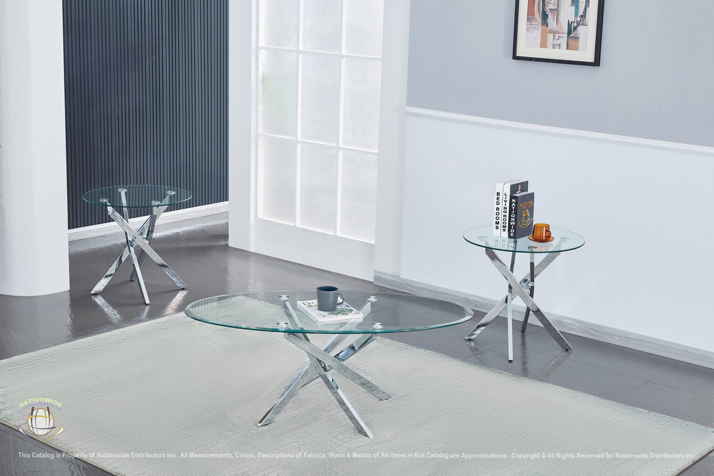 NW-T429 3 PC COFFEE TABLE SET