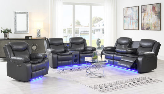 U101-3PC	POWER RECLINING SOFA-POWER RECLINING LOVESEAT-POWER RELINING CHAIR
