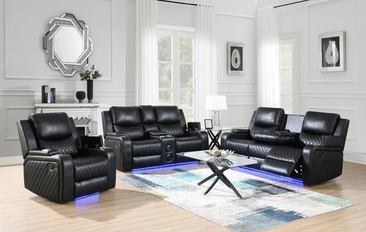 U126-3PC	RECLINING SOFA-RECLINING LOVESEAT-RECLINING CHAIR