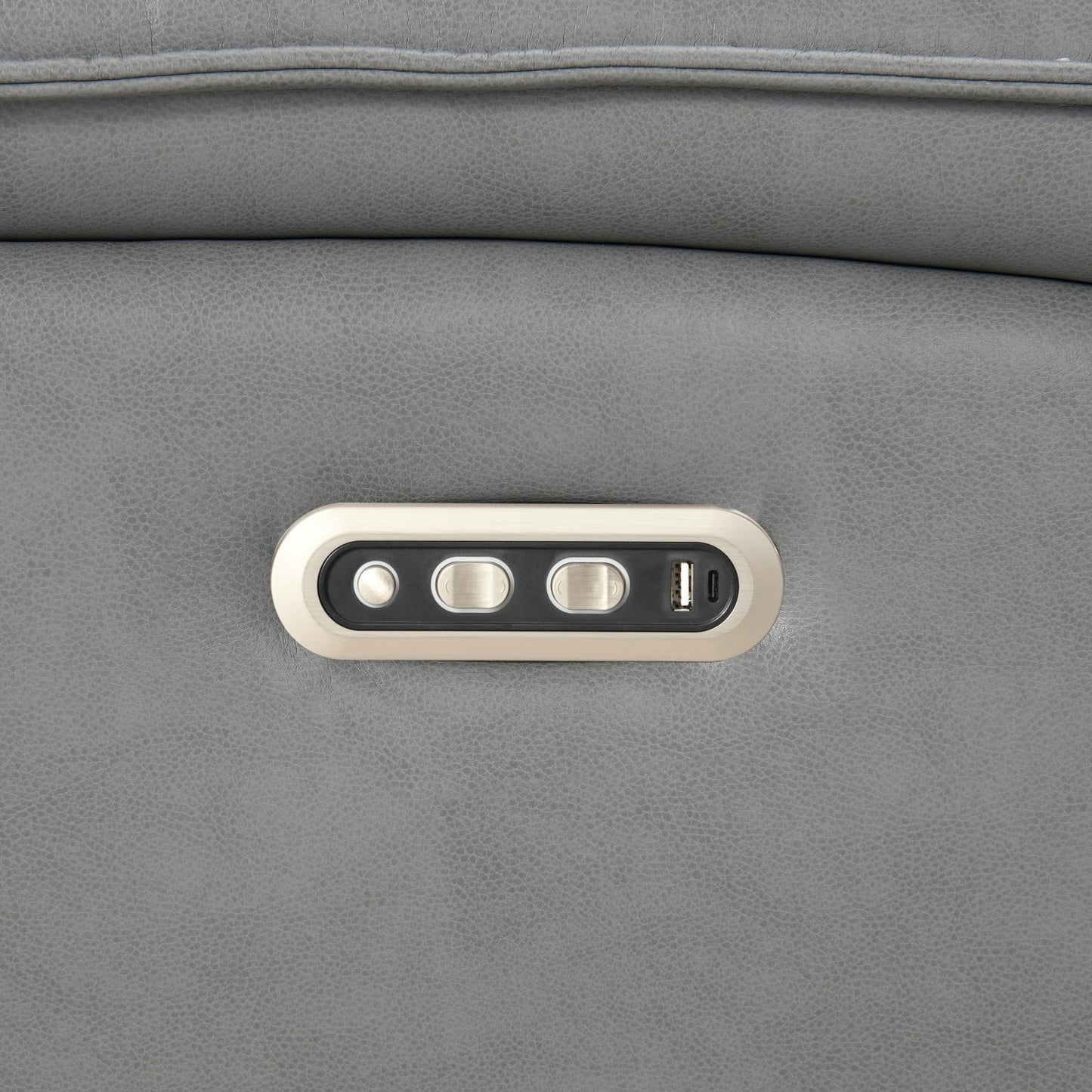 U13	6 PC GRAY POWER RECLINING SECTIONAL W/POWER HEADREST