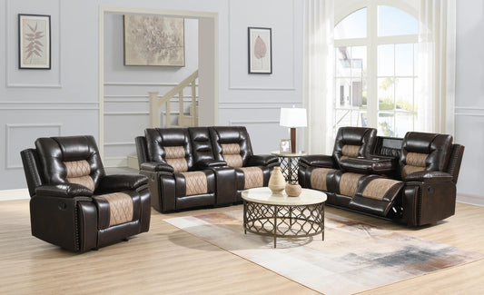 U141-3PC	RECLINING SOFA-RECLINING LOVESEAT-RECLINING CHAIR