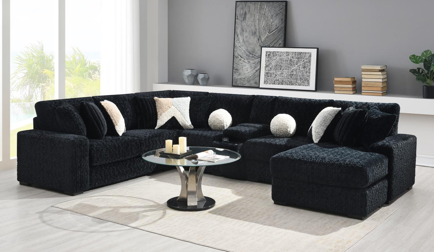U281-6PC-CHAISE	6PC SETIONAL WITH RIGHT CHAISE