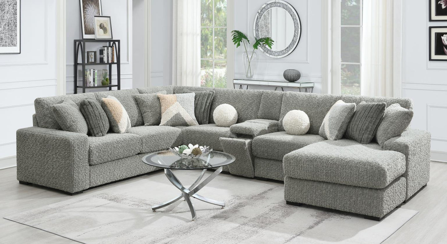 U282-6PC-CHAISE	6PC SETIONAL WITH RIGHT CHAISE