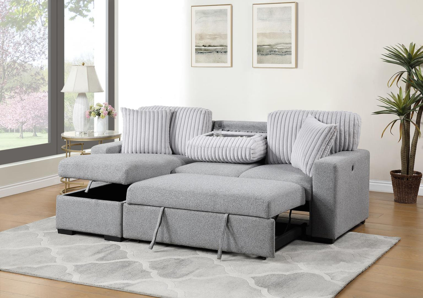 U390	SOFA CHAISE SECTIONAL