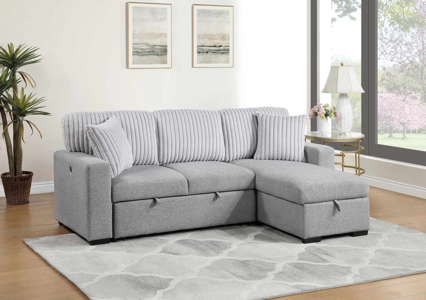 U390	SOFA CHAISE SECTIONAL